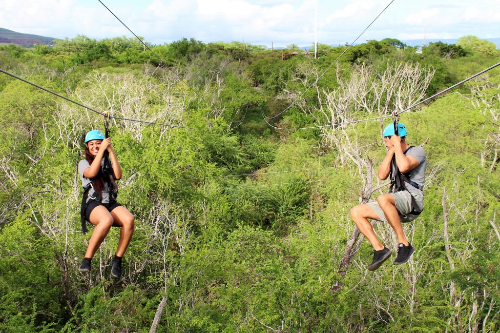 Coral Crater Adventure Park in Kapolei Hawaii Zipline Tour